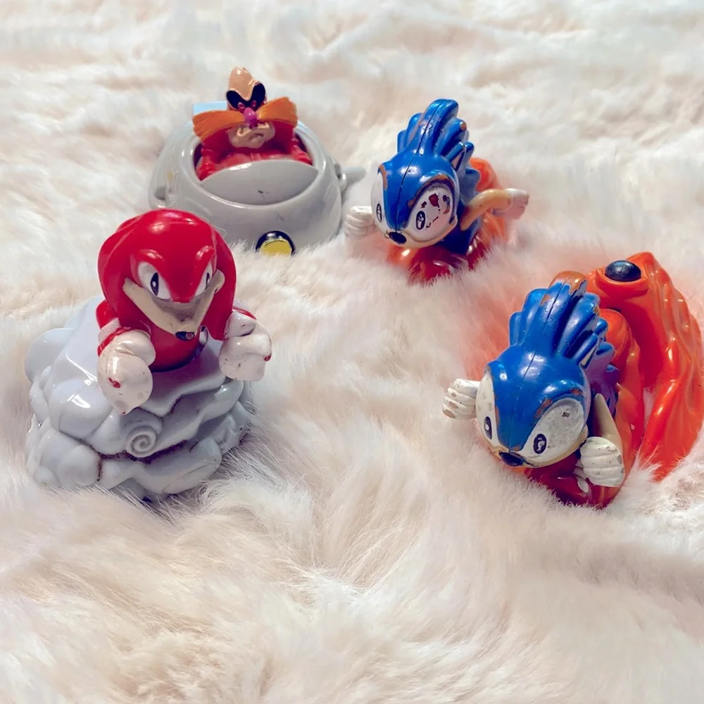 1993 SEGA McDonald's Sonic Promotion: Sonic, Knuckles, and Dr Robotnik/Eggman. - Picture 1 of 6